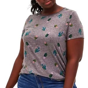 Torrid cactus tee